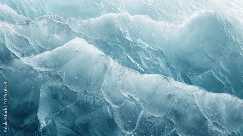  a close up of a wave in the ocean with ice on the water and water droplets on the water and on top of the waves and bottom of the water.
