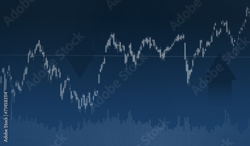 Stock Market Exchange Rise Trade Chart Graph Crypto Trend Price Economy Finacial Forex Digital Money Forex Global Strategy Index Data Investor Statistic Background Abstract Invest candlestick Result.