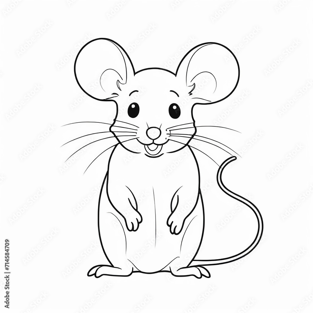 mouse outline drawing