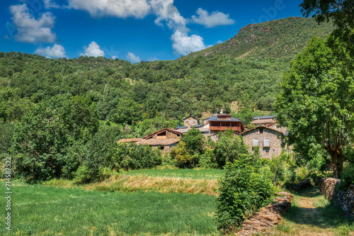 Coll town in The Bohí Valley is the largest municipality in the Catalan region of Alta Ribagorza