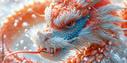 Chinese dragon painted © Fatih