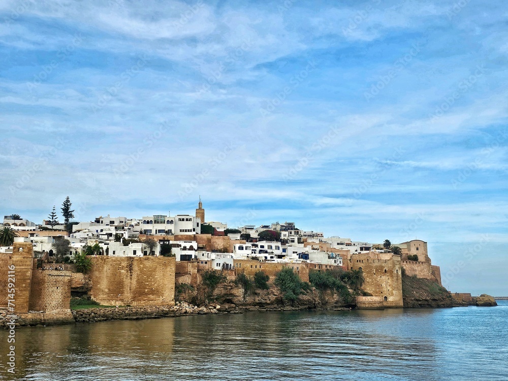 View of the Kasbah of the Udayas in Rabat