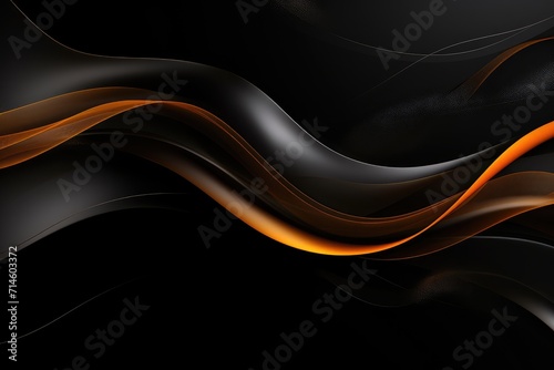 Abstract background with black and golden smoke for Awareness Day