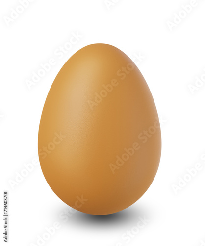  easter egg on isolated transparent background