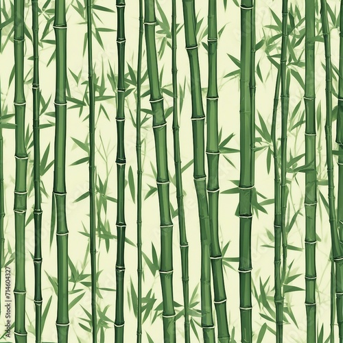 bamboo pattern illustration background © Rani