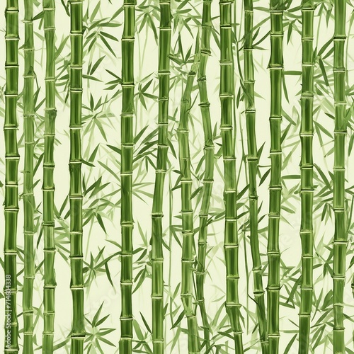 bamboo pattern illustration background © Rani