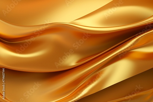 Golden silk background with some smooth lines 