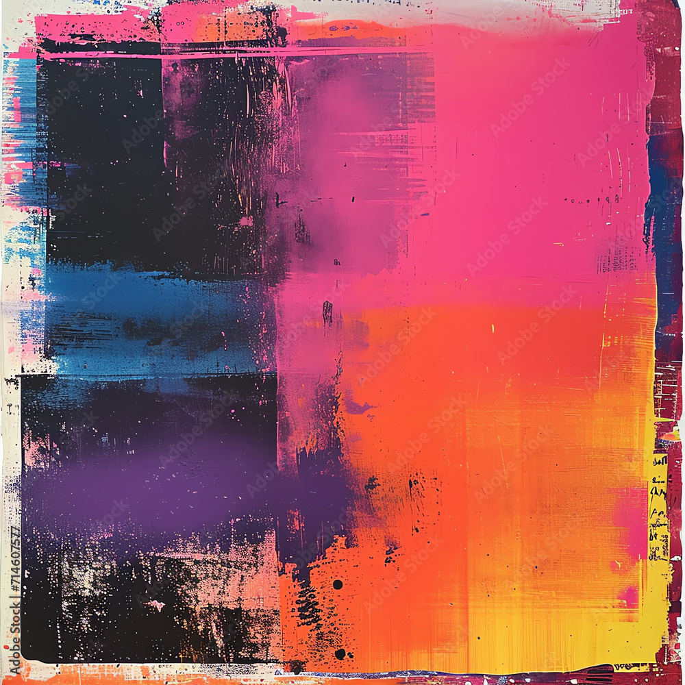 Fototapeta premium Abstrakte Kunst - bunte Farben