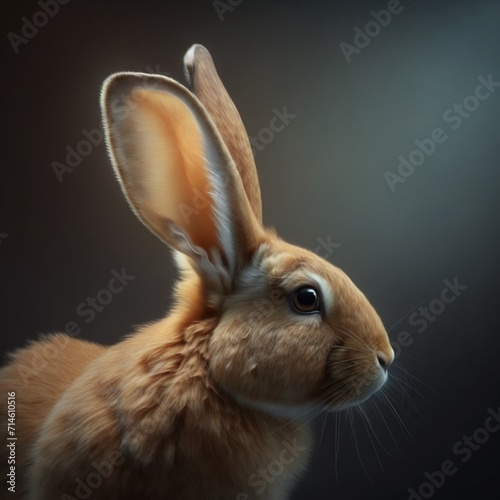 Easter rabbit ear from tiny bodies to giant ears AI Generative Art