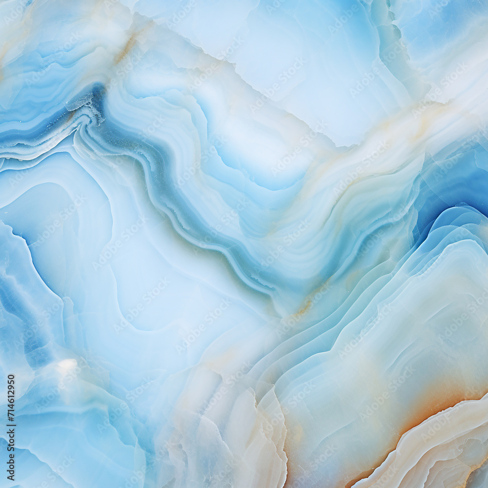 Obraz premium Abstract background with blue agate stone texture