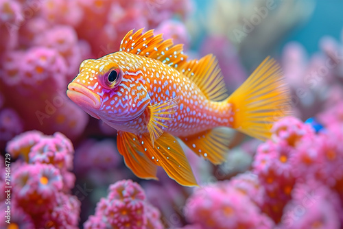 Beautiful Ornamental Fish in Beautiful Coral Reefs