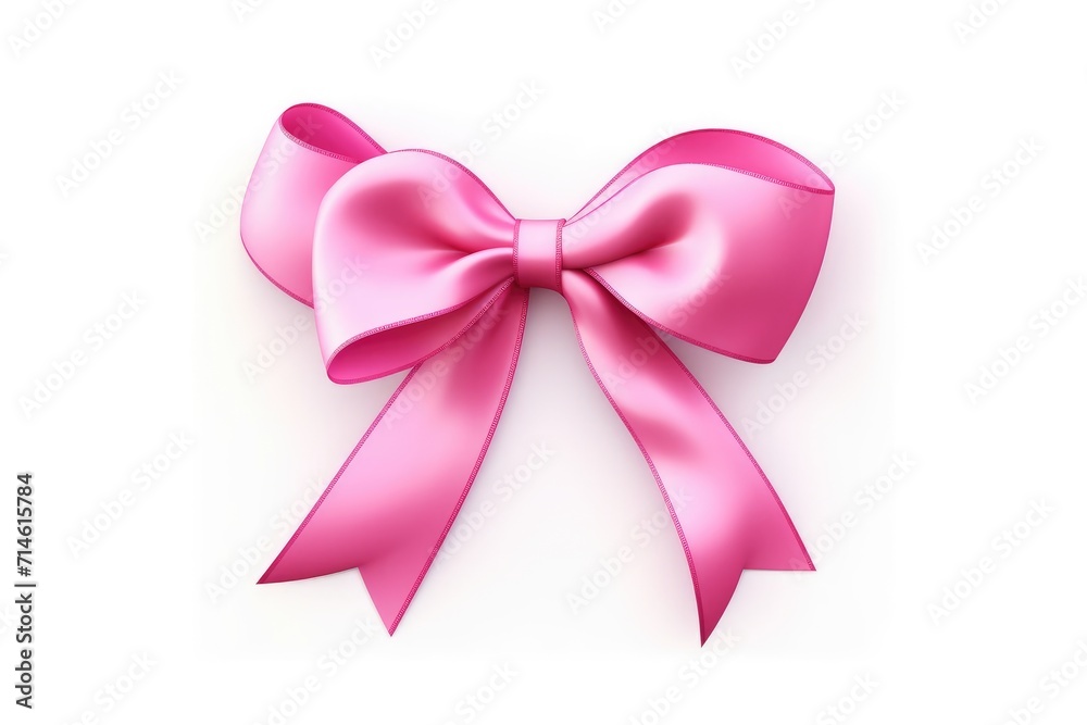 pink ribbon bow