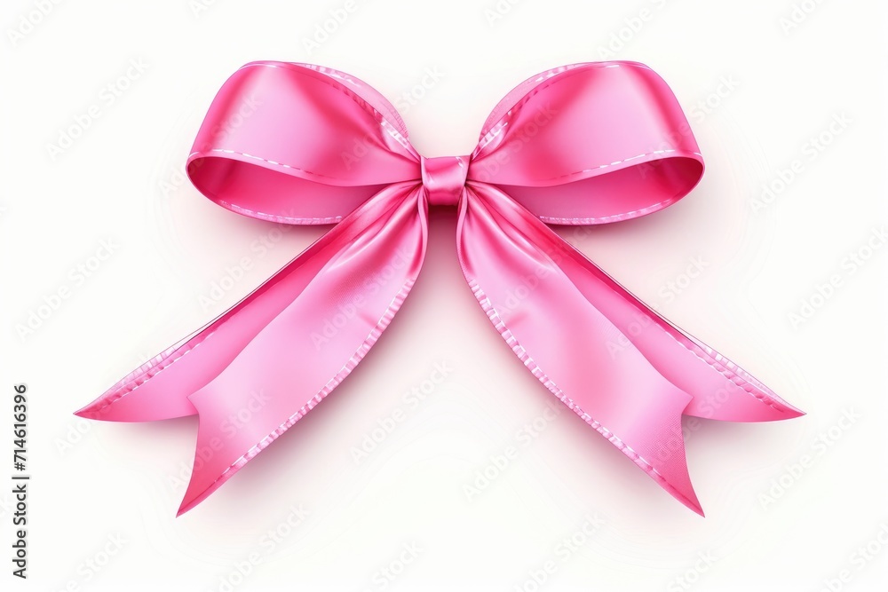 pink bow isolated on white pink bow isolated on white