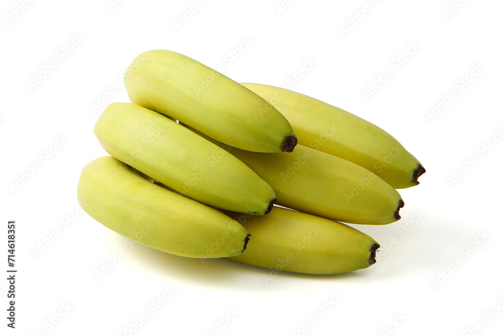 banana bunch isolated in white background