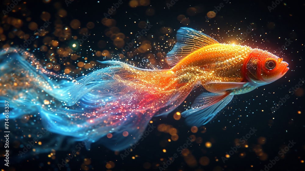 goldfish in water goldfish in water