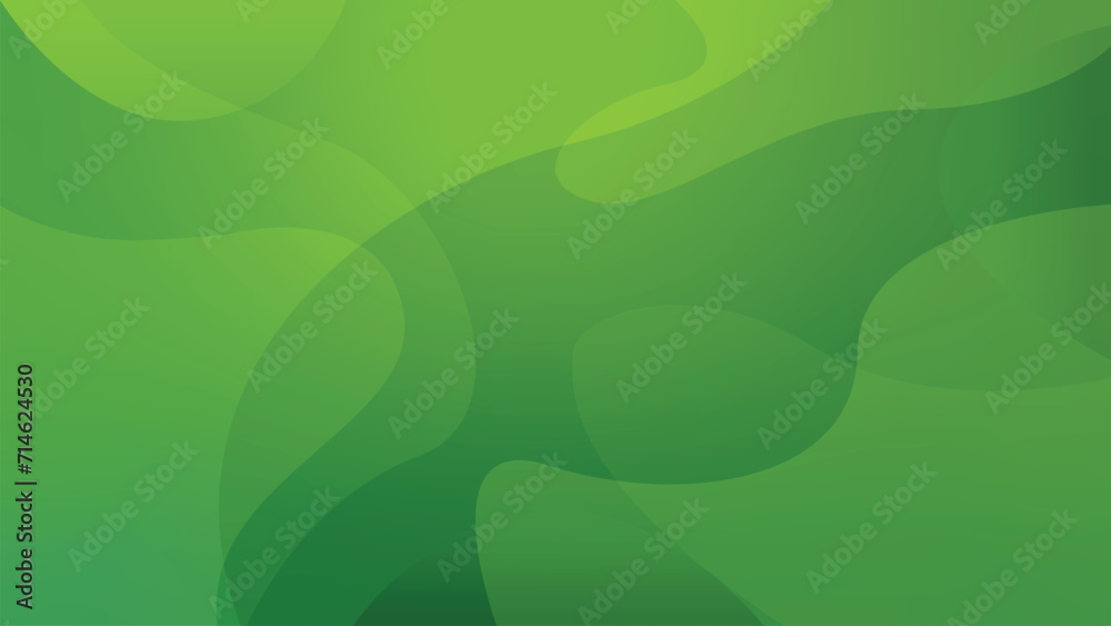 Modern abstract green gradient background, dynamic green fluid shape composition. Perfect for background, landing page, template, banner, poster, presentation, and wallpaper.