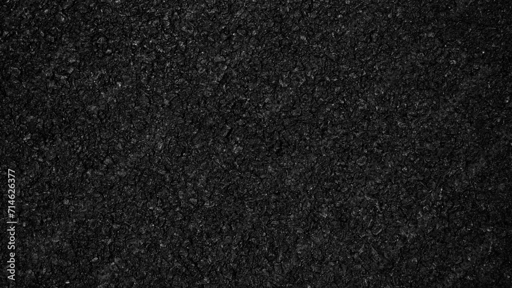 Fototapeta premium Surface grunge rough of asphalt, Seamless tarmac dark grey grainy road, Texture Background, Top view