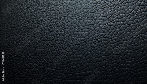 Luxurious black leather texture background with elegant captions and subtle lighting