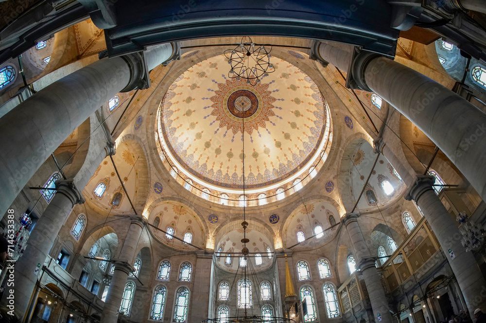 dome of Eyup Sultan Camii Mosque, Istanbul, Turkey