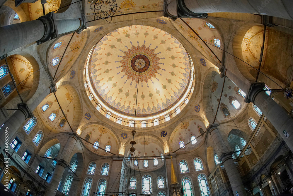 dome of Eyup Sultan Camii Mosque, Istanbul, Turkey