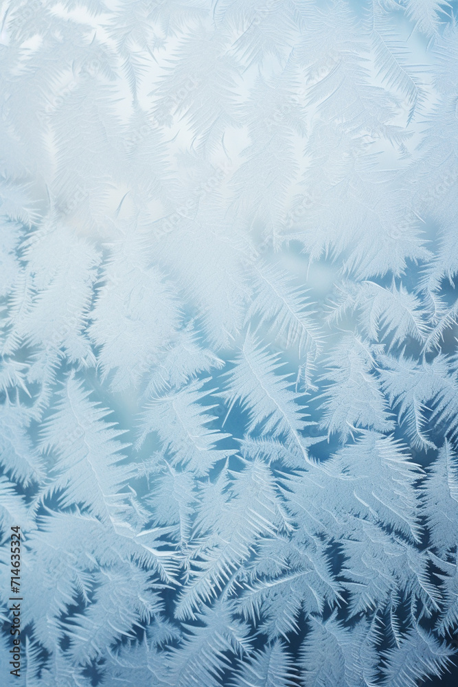 frosty natural pattern on winter window frosty natural pattern on winter window