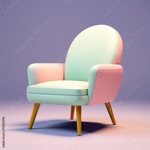 armchair with background