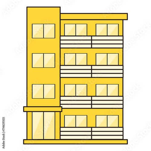 マンションのイラスト