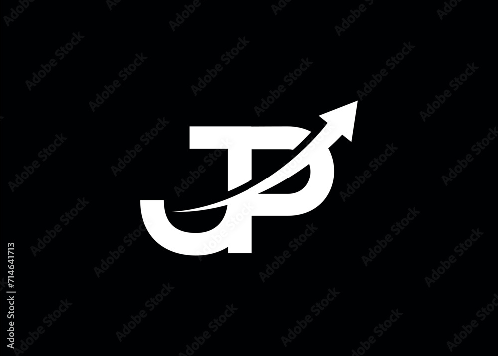 simple minimal letter JP arrow logo
simple minimal letter JP arrow logo