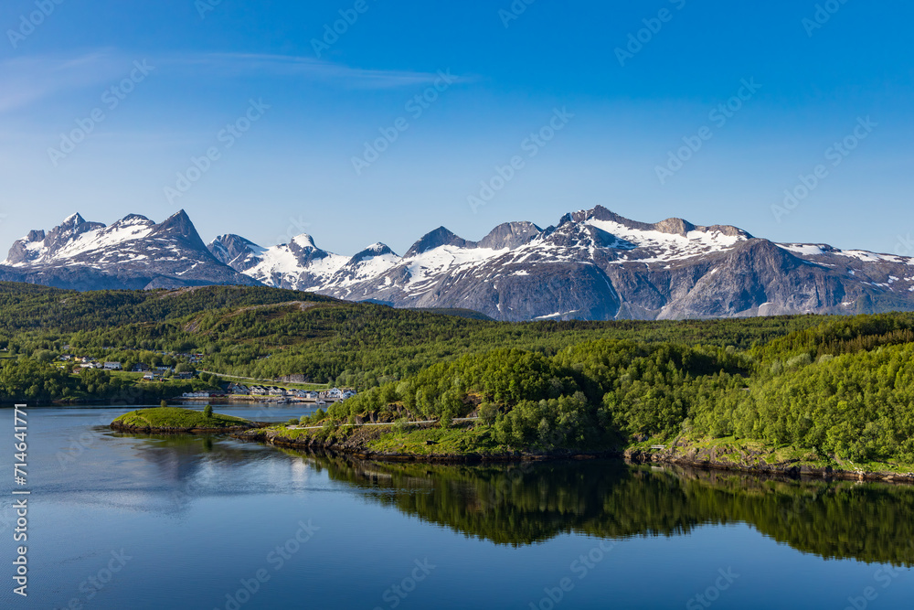 Beautiful Nature Norway natural landscape.