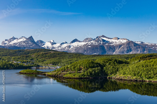 Beautiful Nature Norway natural landscape. © Andrei Armiagov