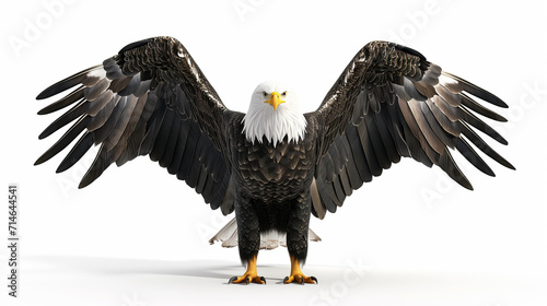 View of a Beautiful Eagle Birds full body