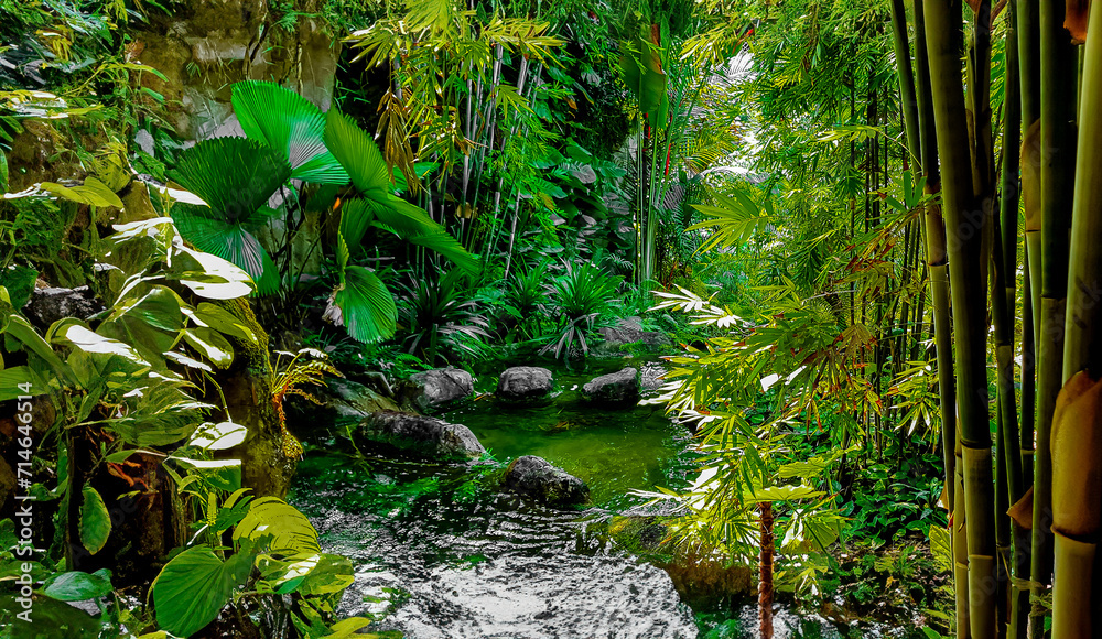 Obraz premium a hidden paradise