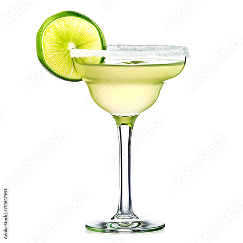 Margarita isolated on white background, detailed, png
