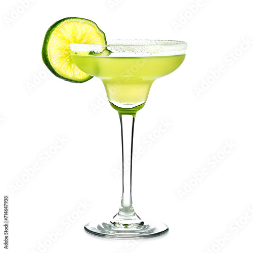 Margarita isolated on white background, detailed, png
