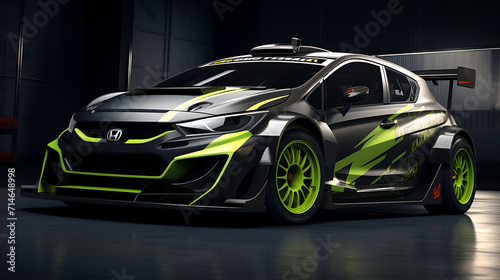 A design concept for a rallycross car. © Muhammad