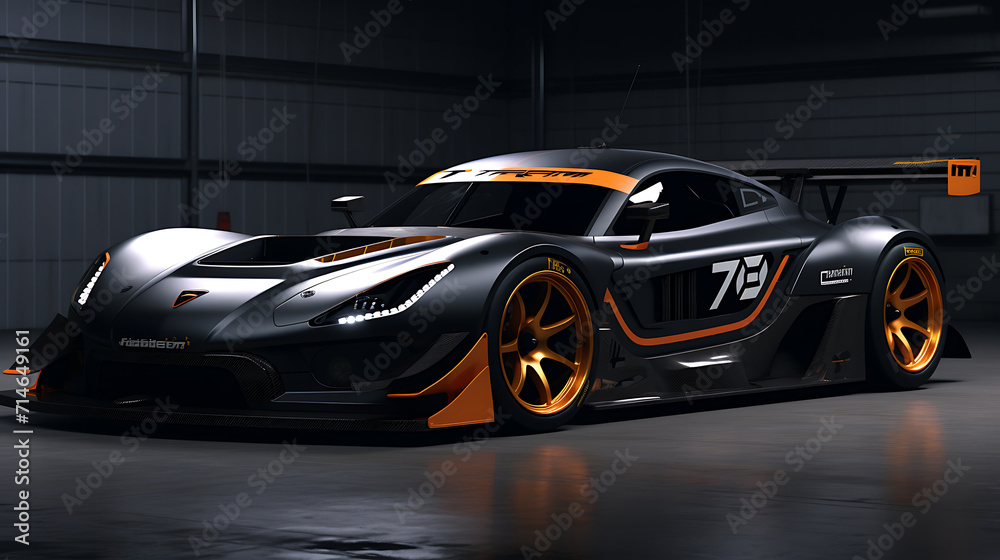 A design concept for a time attack racing car.
