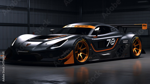 A design concept for a time attack racing car. © Muhammad
