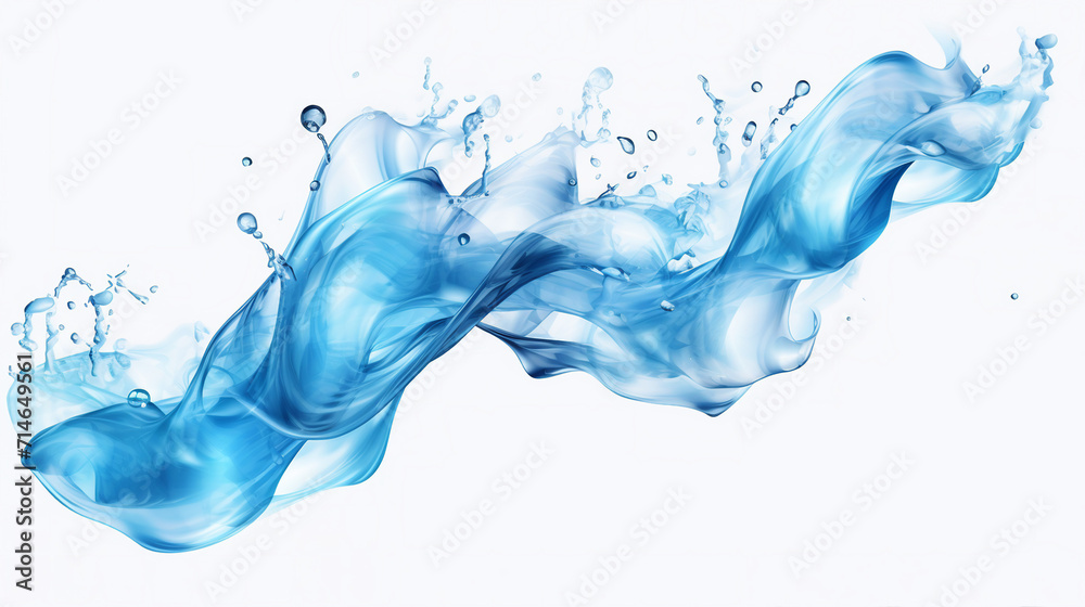 Fototapeta premium Energetic Soda Splash in Vibrant Colors - Refreshing High-Speed Liquid Motion