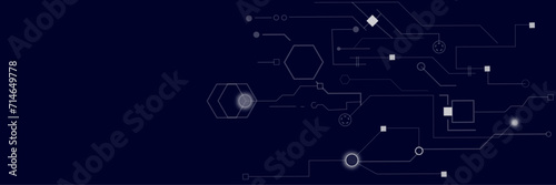 Vectors Digital technology and science background.