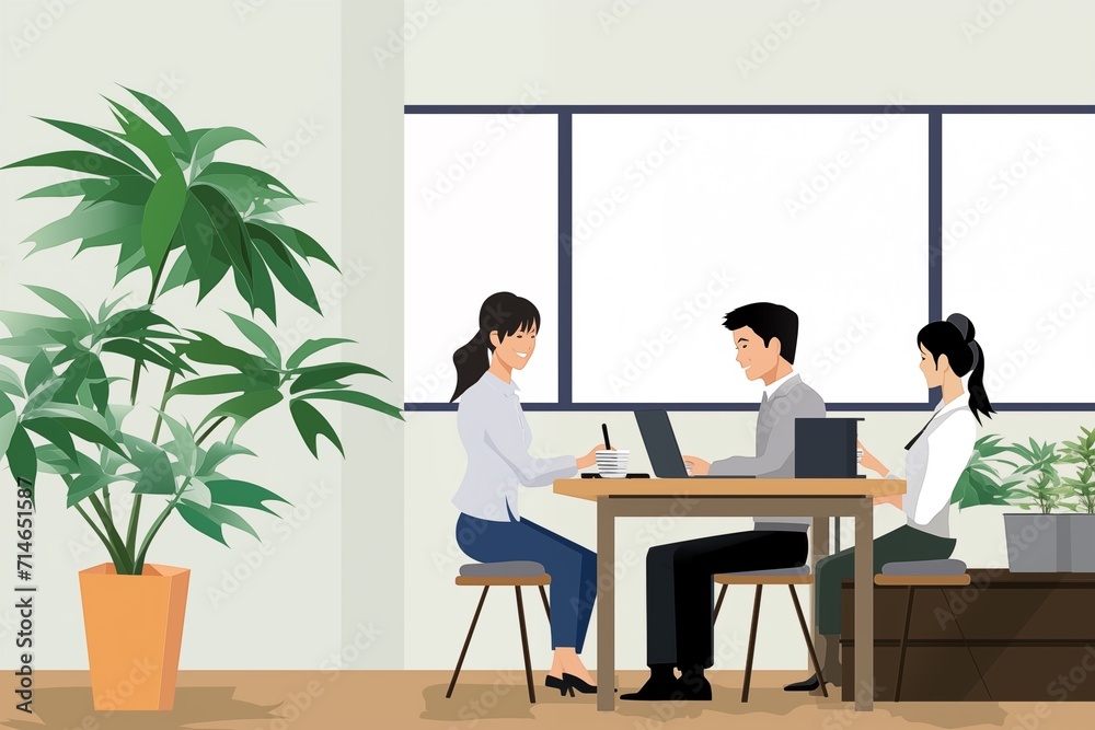 新入社員のオフィス生活 新入社員のオフィス生活