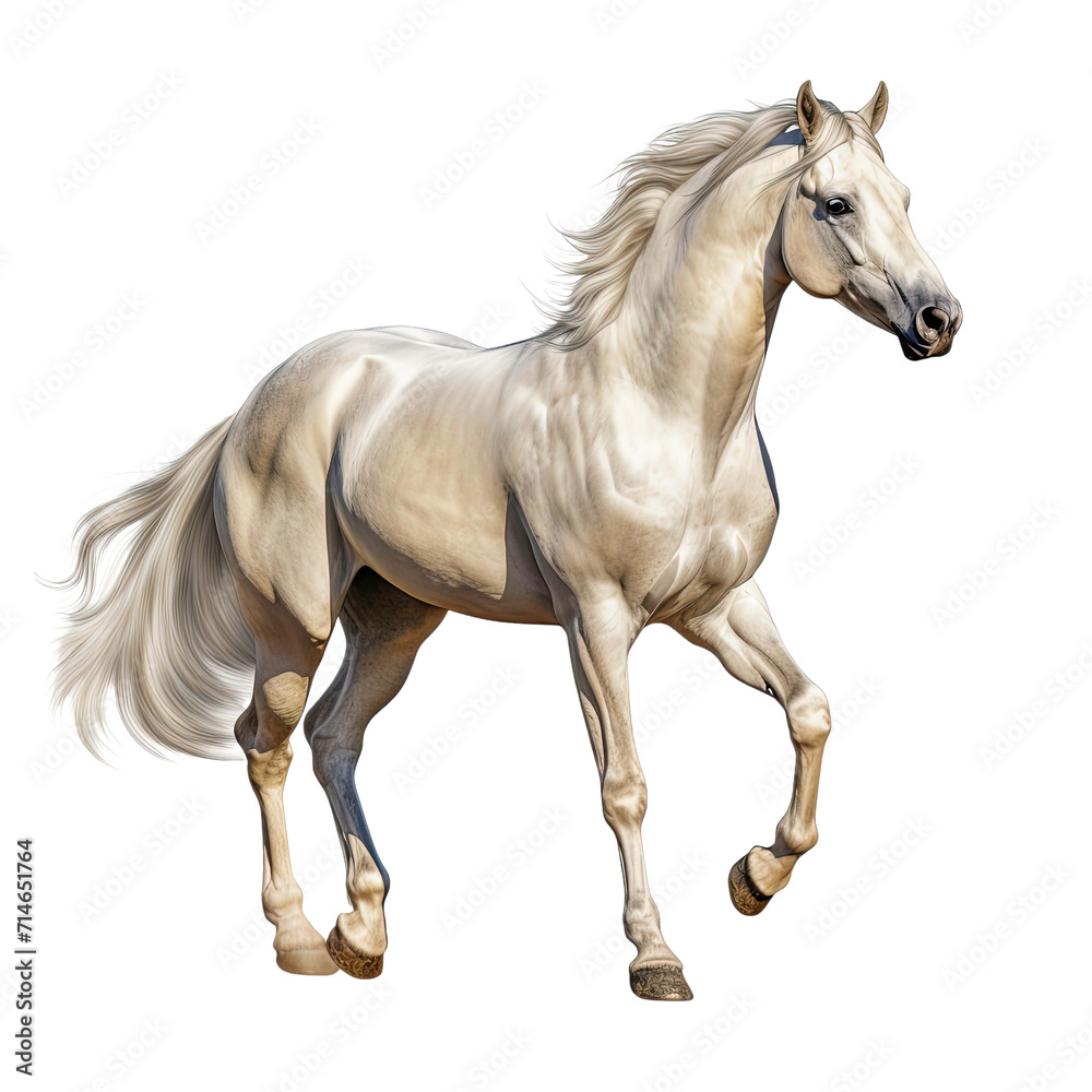 Obraz premium Akhal Teke Horse png file. Transparent Background