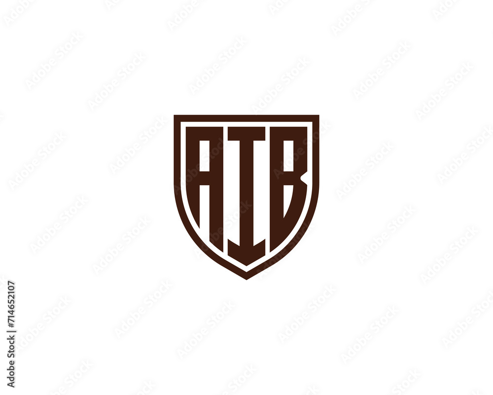 AIB logo design vector template AIB logo design vector template