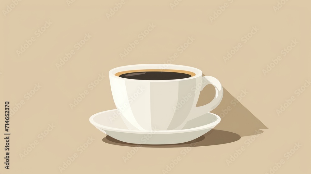 a cup of coffee on a saucer with a saucer in the shape of a coffee cup on a saucer with a saucer in the shape of a beige background. a cup of coffee on a saucer with a saucer in the shape of a coffee cup on a saucer with a saucer in the shape of a beige background.