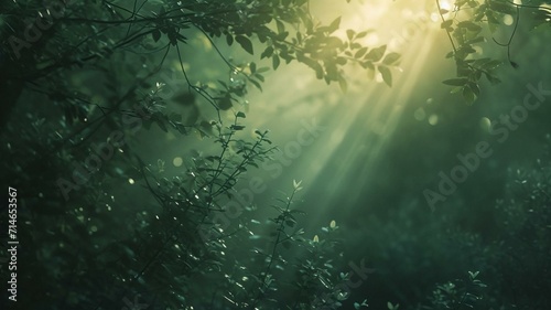 sun rays in the forest © Karen