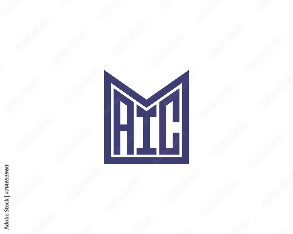 AIC Logo design vector template AIC Logo design vector template