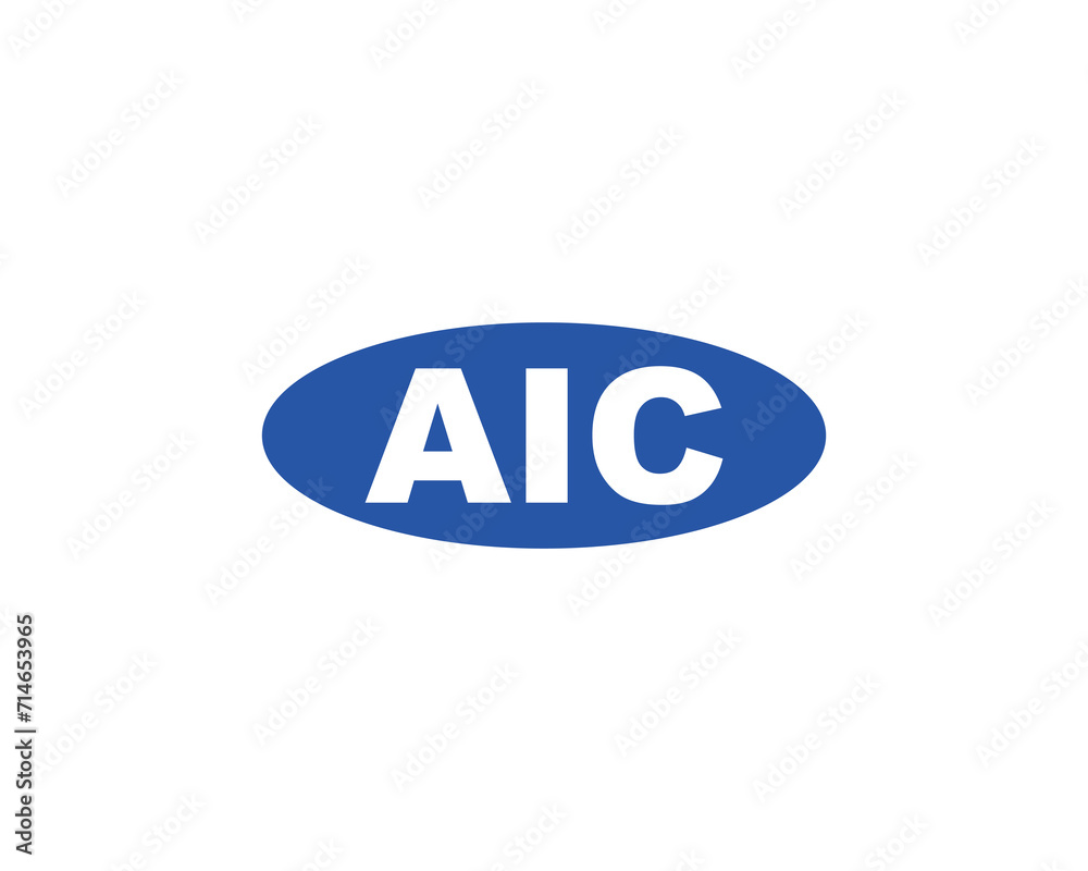 AIC Logo design vector template AIC Logo design vector template