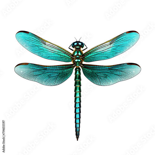 Hines Emerald Dragonfly isolated Transparent Background © Anwar