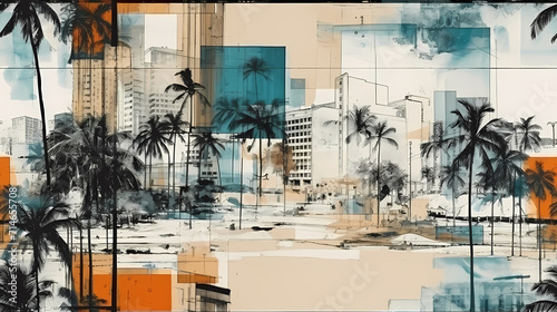 View of modern buildings an...