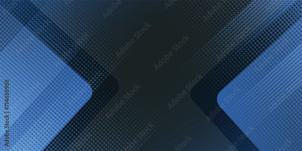 Naklejka premium Dark blue purple background with geometric shape. vector illustration.