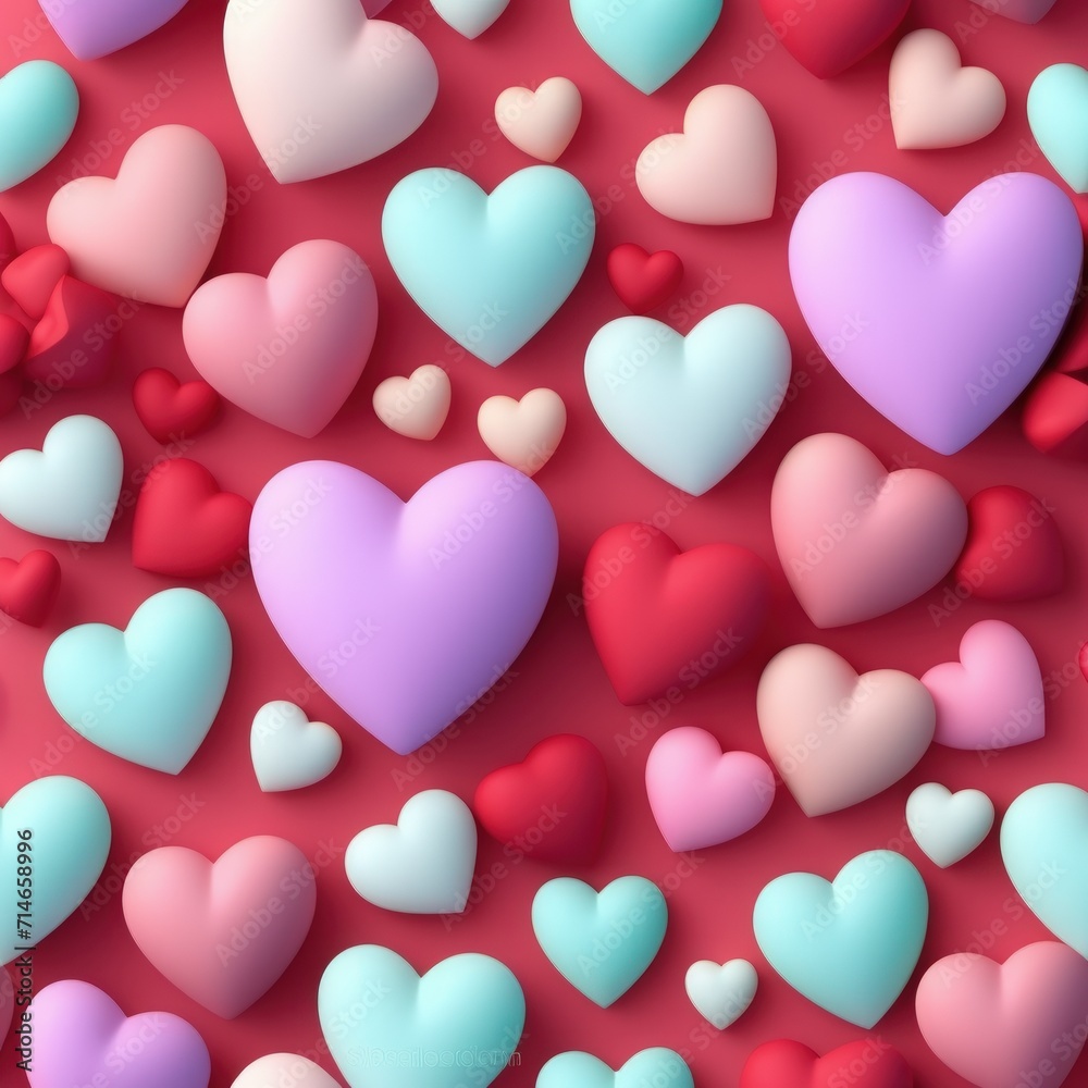 red hearts background pattern red hearts background pattern